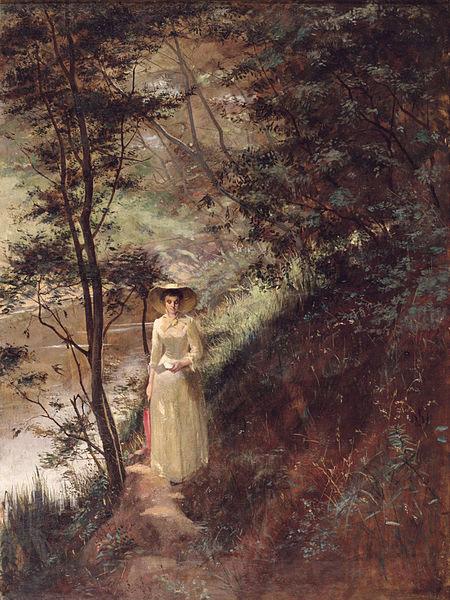 Frederick Mccubbin The Letter, Norge oil painting art